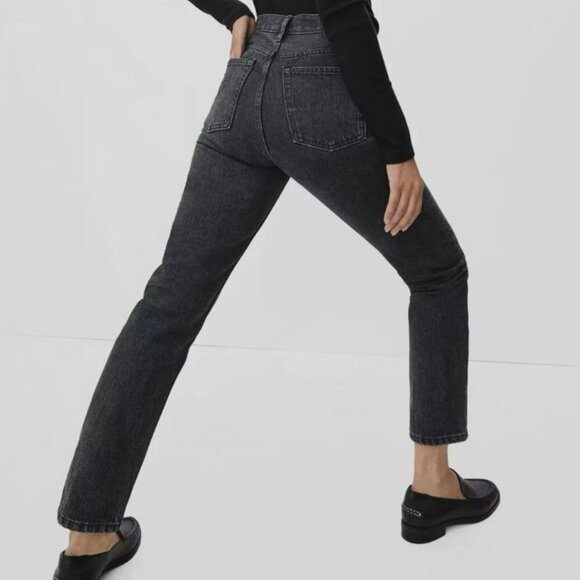 Everlane Curvy Cheeky Jean Black Wash Size 26 Regular - Picture 1 of 7
